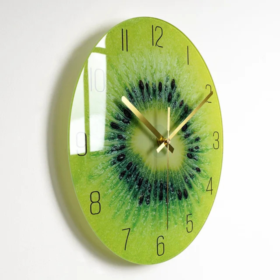 Luxorix Große Wanduhr aus Glas mit elegantem Design für moderne Wohnräume | Lersk