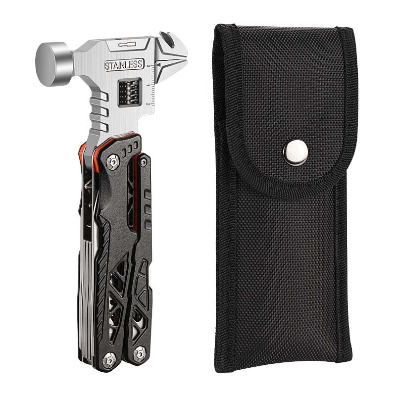 Multifunctional Stainless Steel Folding Body Ball Hammer For Daily Tasks And Adventures | Lersk