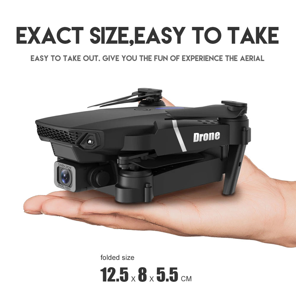 SkyNova foldbar quadcopter drone - Wi-Fi FPV, 4K HD-kamera, højdehold | Lersk
