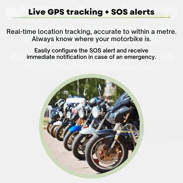 جهاز تتبع GPS للدراجات النارية مقاوم للماء ومغناطيسي بدون اشتراك مطلوب للتتبع العالمي | Lersk
