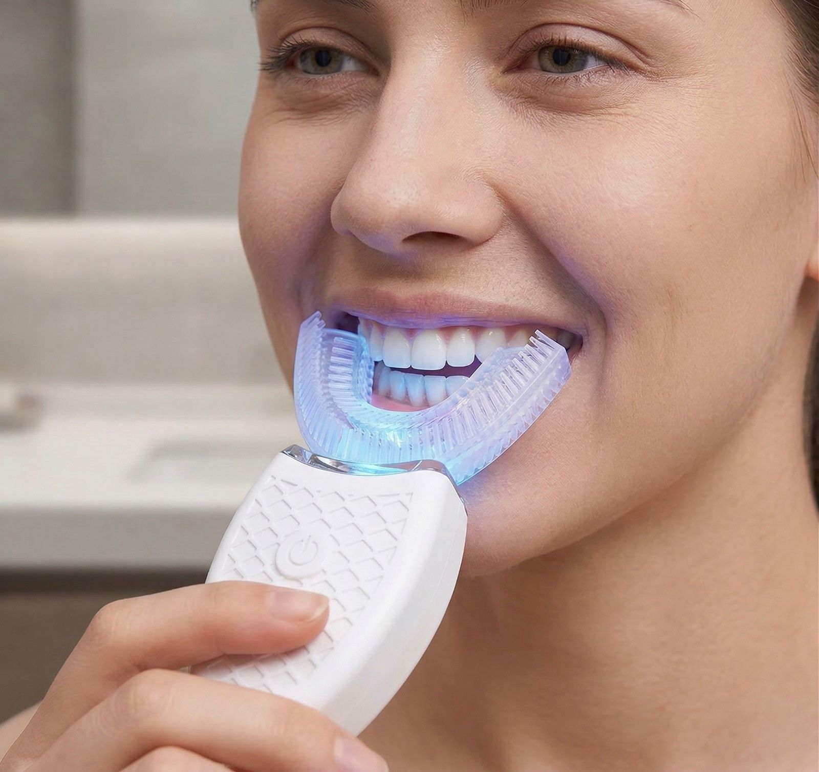 360° Smart Ultrasonic Toothbrush – Hands-Free Whitening & Deep Clean | Lersk