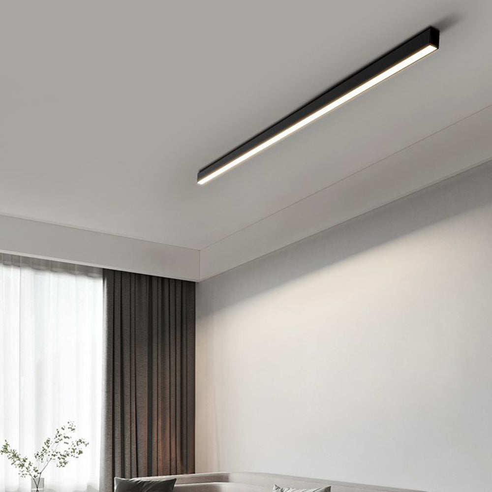 Noirline Black Linear Ceiling and Wall Light Modern | Lersk