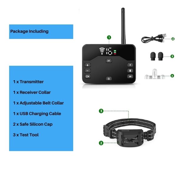 PawGuard Boundary Pro 2-v-1 bezdrátový obojek a plot pro psy | Lersk
