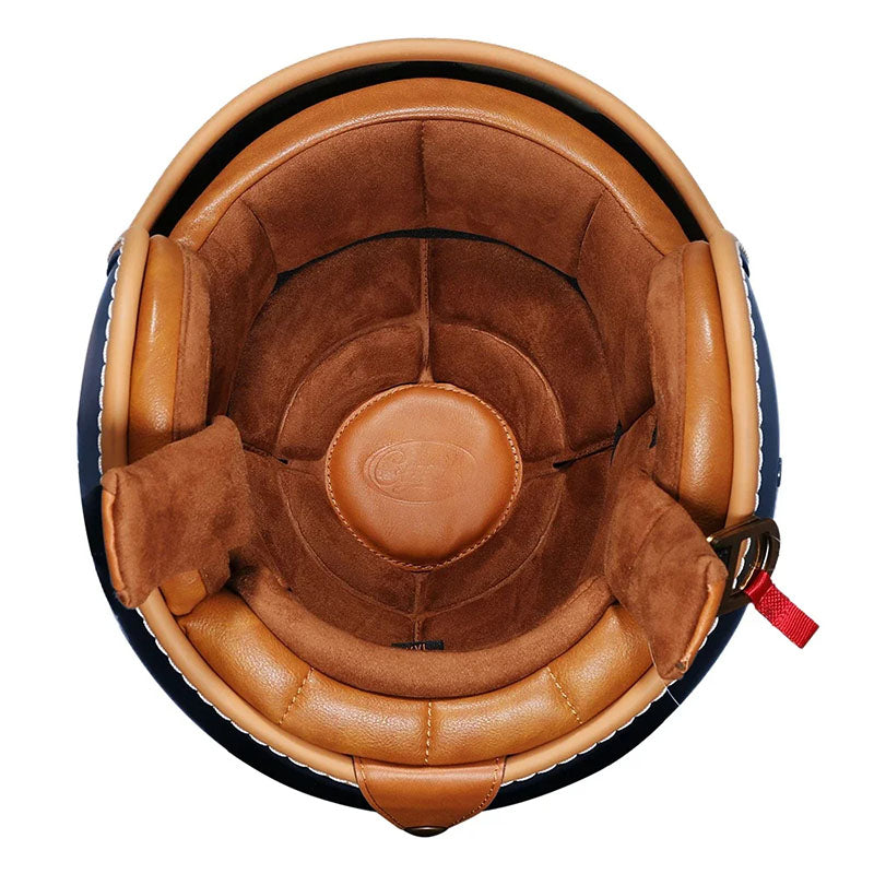 JetLite Retro Open Face Helmet Featherlight Comfort DOT ECE Approved For Riders | Lersk