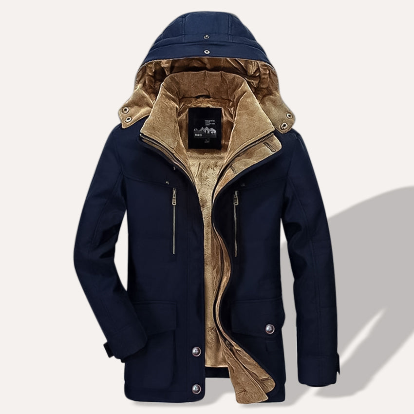 Veloria Men's Winter Parka Luxe Warmth Everyday Jacket | Lersk