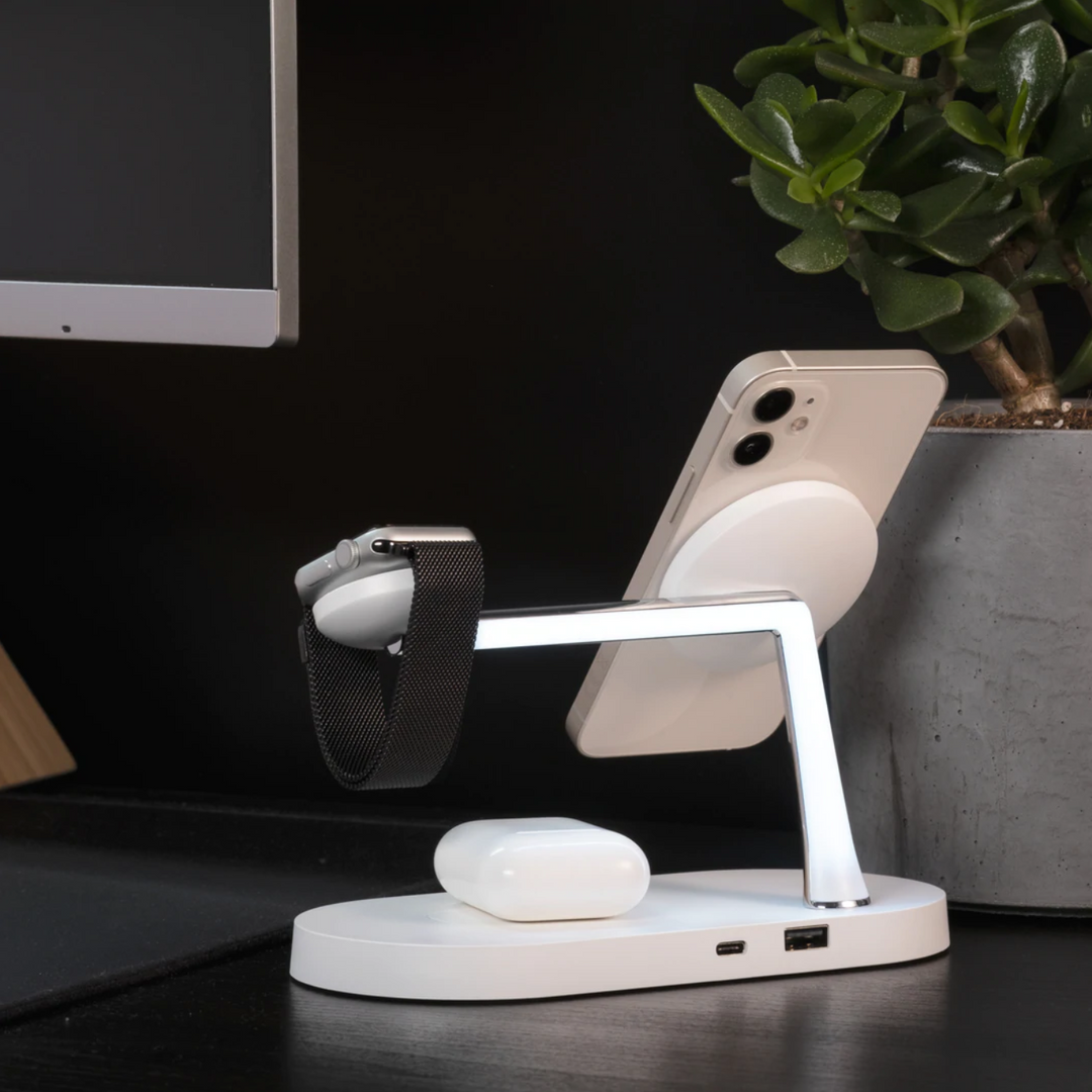 NovaCharge 3v1 bezdrátová nabíjecí stanice pro zařízení Apple | Lersk