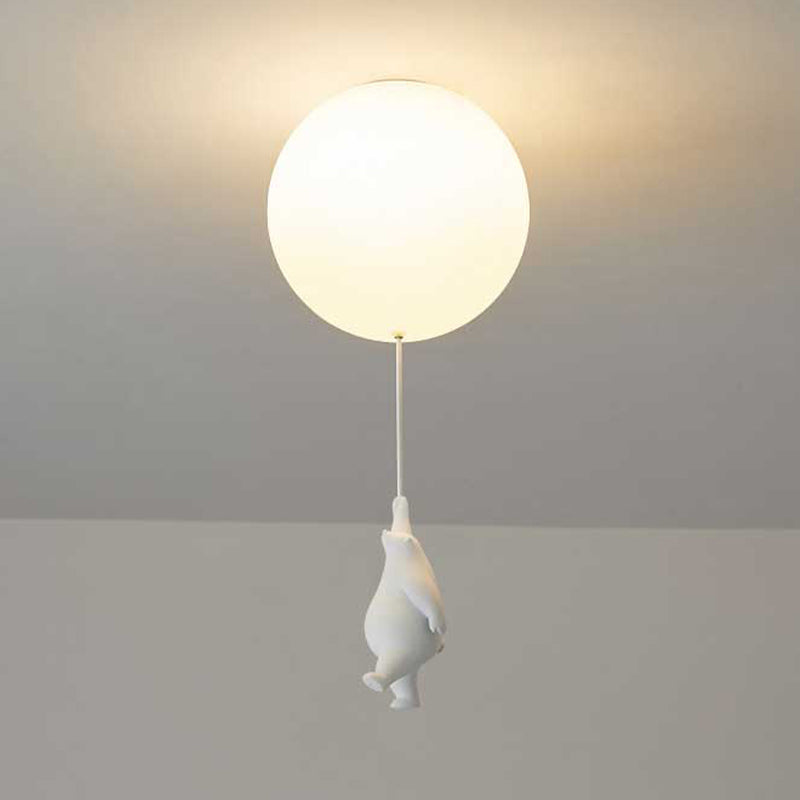 Luminária Suspensa BrioBear Balão para Quartos de Bebés e Crianças | Lersk