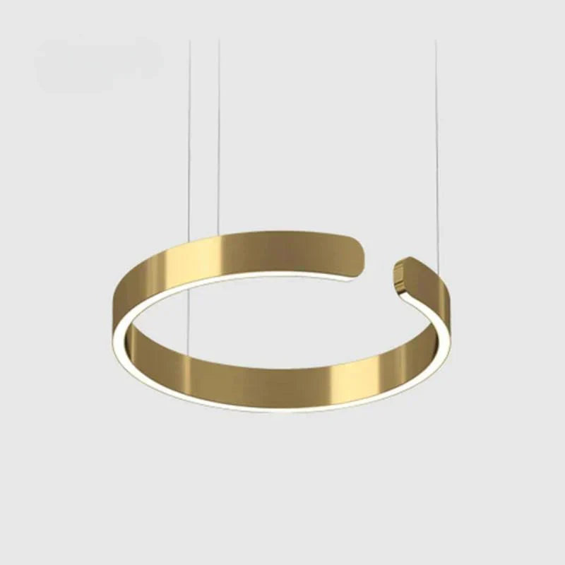 LyraHalo Round LED Pendant Light With Metal Construction For Living And Dining | Lersk