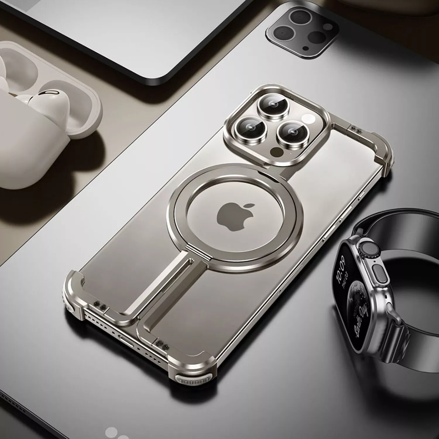 Aurex Borderless Titanium MagSafe iPhone-deksel ultratynt | Lersk