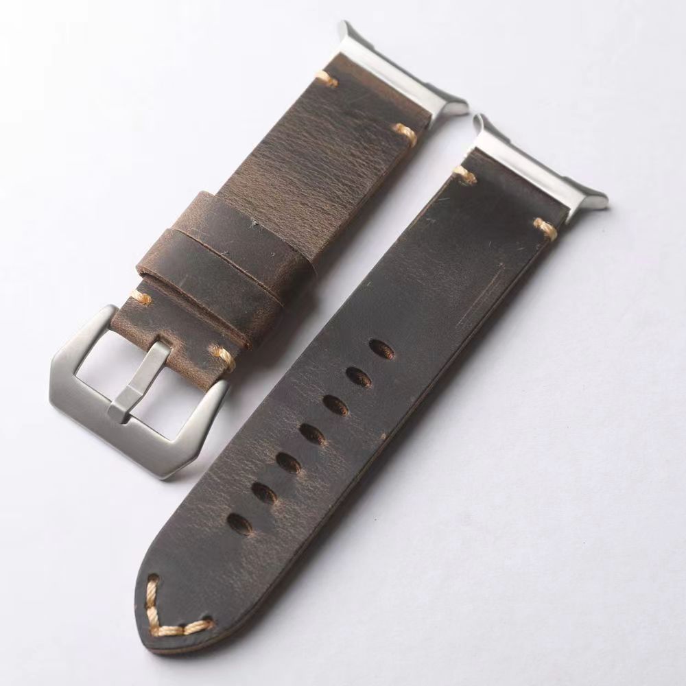 Brookmere vintage řemínek z plné zrnité kůže pro Samsung Galaxy Watch Ultra Patina | Lersk