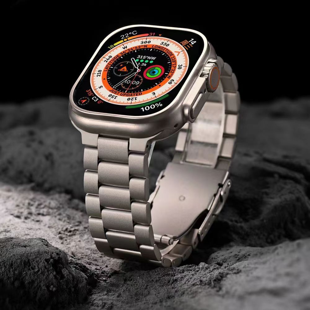 Cinturino Kestrel in Titanio con Fibbia di Sicurezza Potenziata per Apple Watch | Lersk