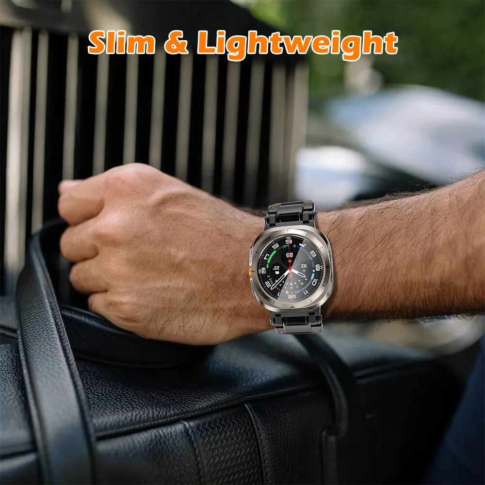 Orvalo Full-Cover Ultra-Hard Case With Tempered Glass for Samsung Galaxy Watch 47mm | Lersk