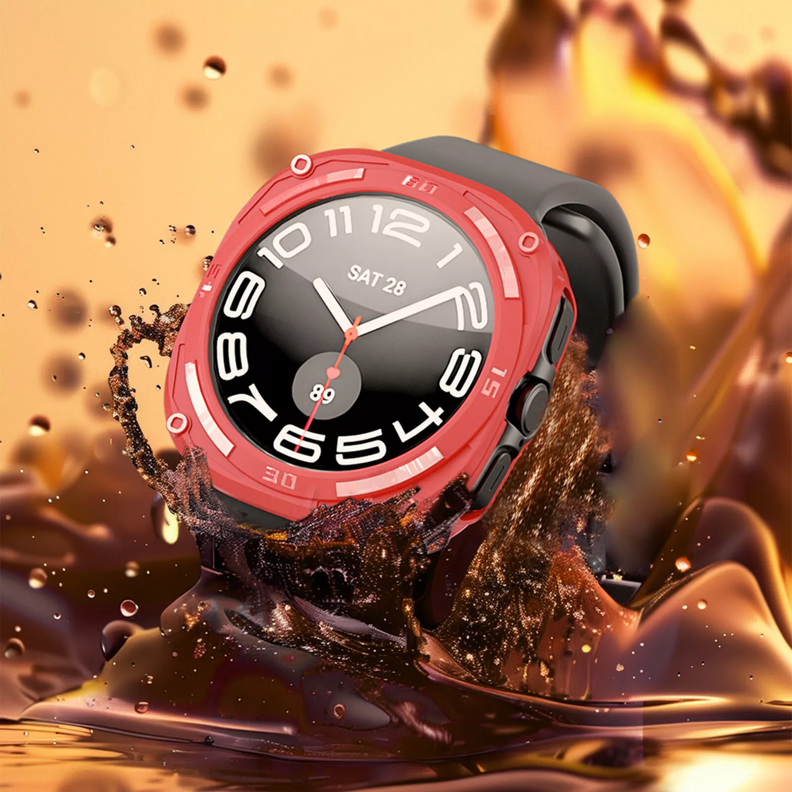 Coque creuse résistante aux chocs Kirrea en TPU pour Samsung Watch Ultra 47mm | Lersk