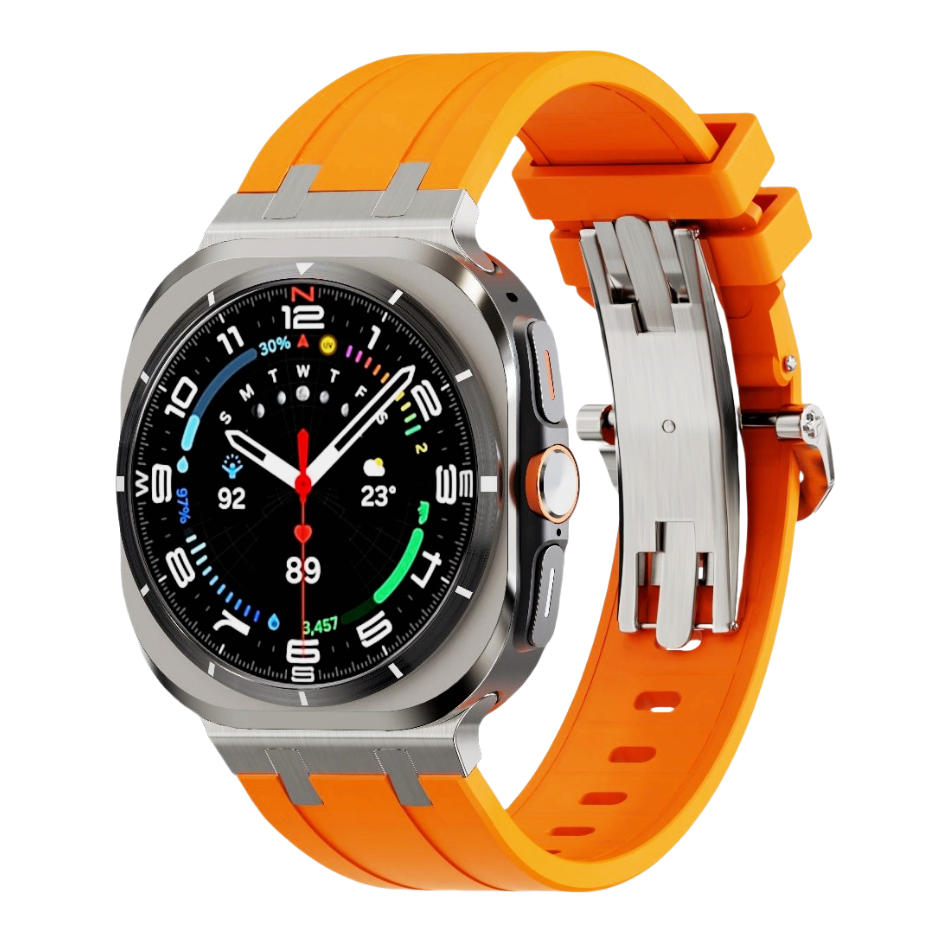 Bracelet épais en silicone Vellon avec adaptateur en titane pour Samsung Watch Ultra | Lersk