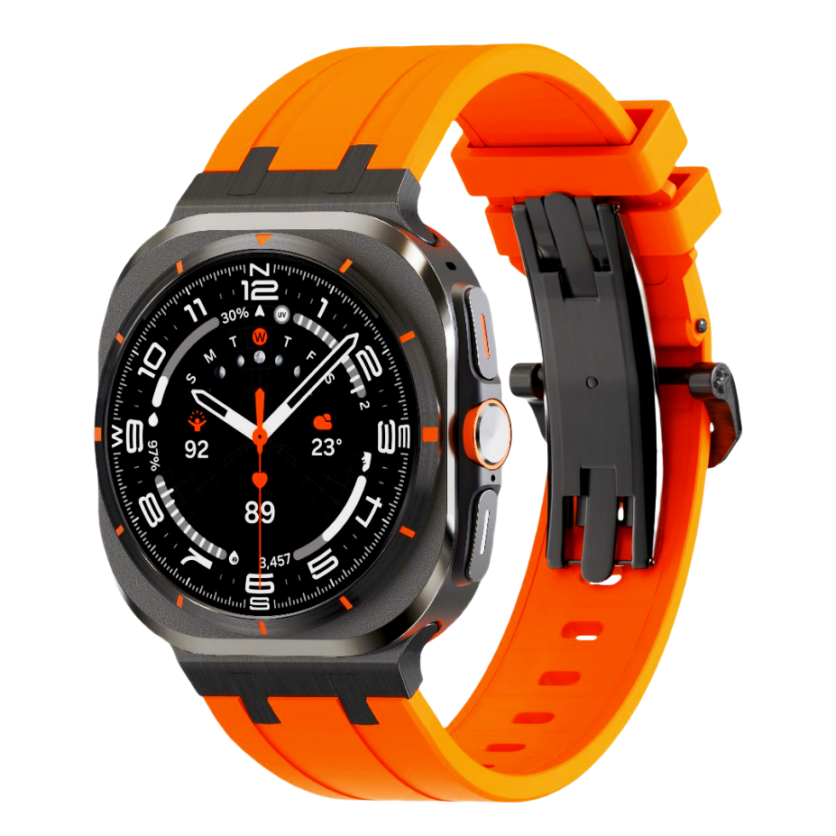 Bracelet épais en silicone Vellon avec adaptateur en titane pour Samsung Watch Ultra | Lersk