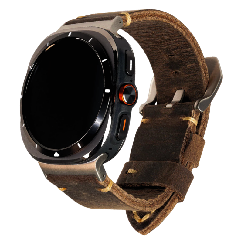 Ardentora Vintage Leather Strap for Samsung Watch Ultra | Lersk