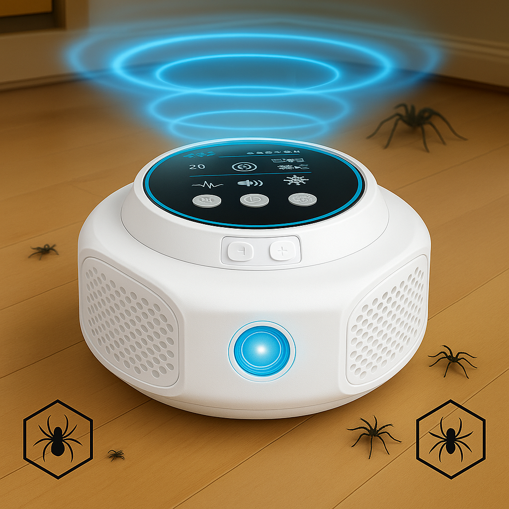 Arava Plug-In ultrazvukový odpuzovač pavouků, bez chemikálií | Lersk