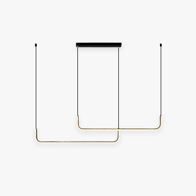 EdgeGlow | Moderne LED pendel i metal og silikone | Lersk