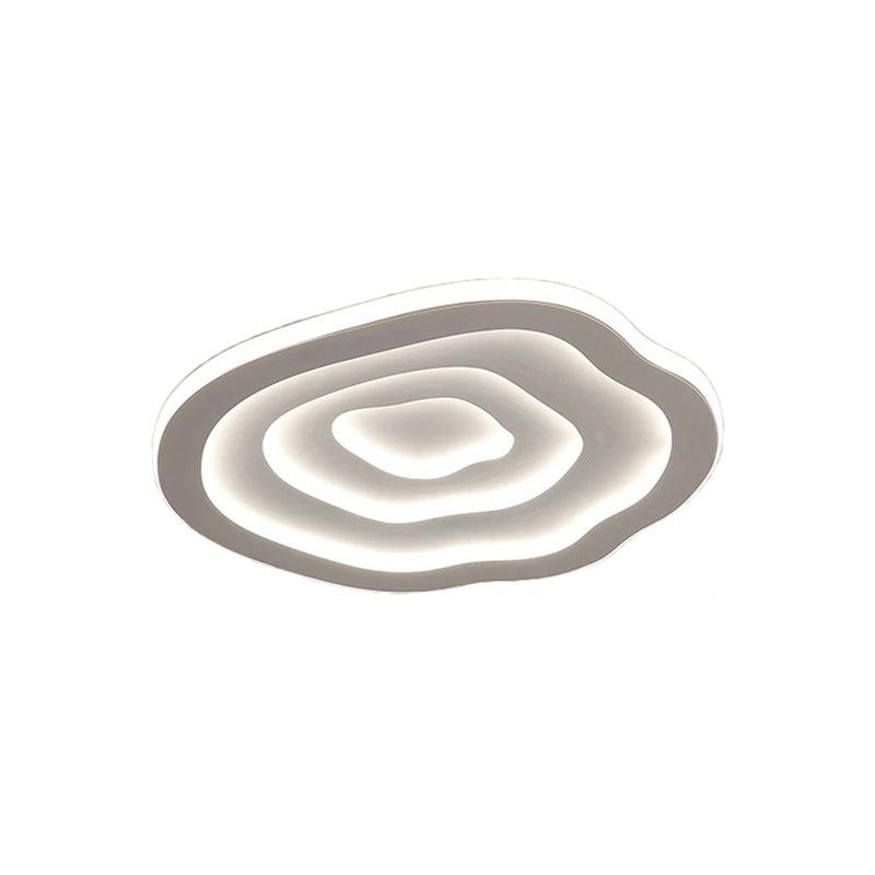Lampada da soffitto acrilica ondulata AureliaWave con LED bianco caldo a risparmio energetico | Lersk
