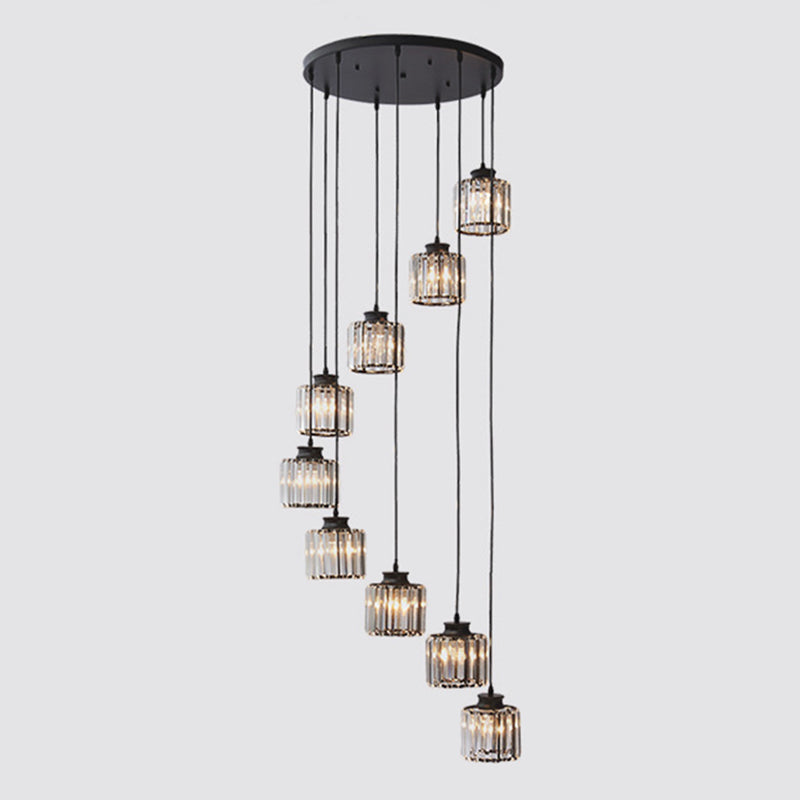 Nowoczesna i elegancka lampa wisząca NovaLume z aluminium, model Drum | Lersk