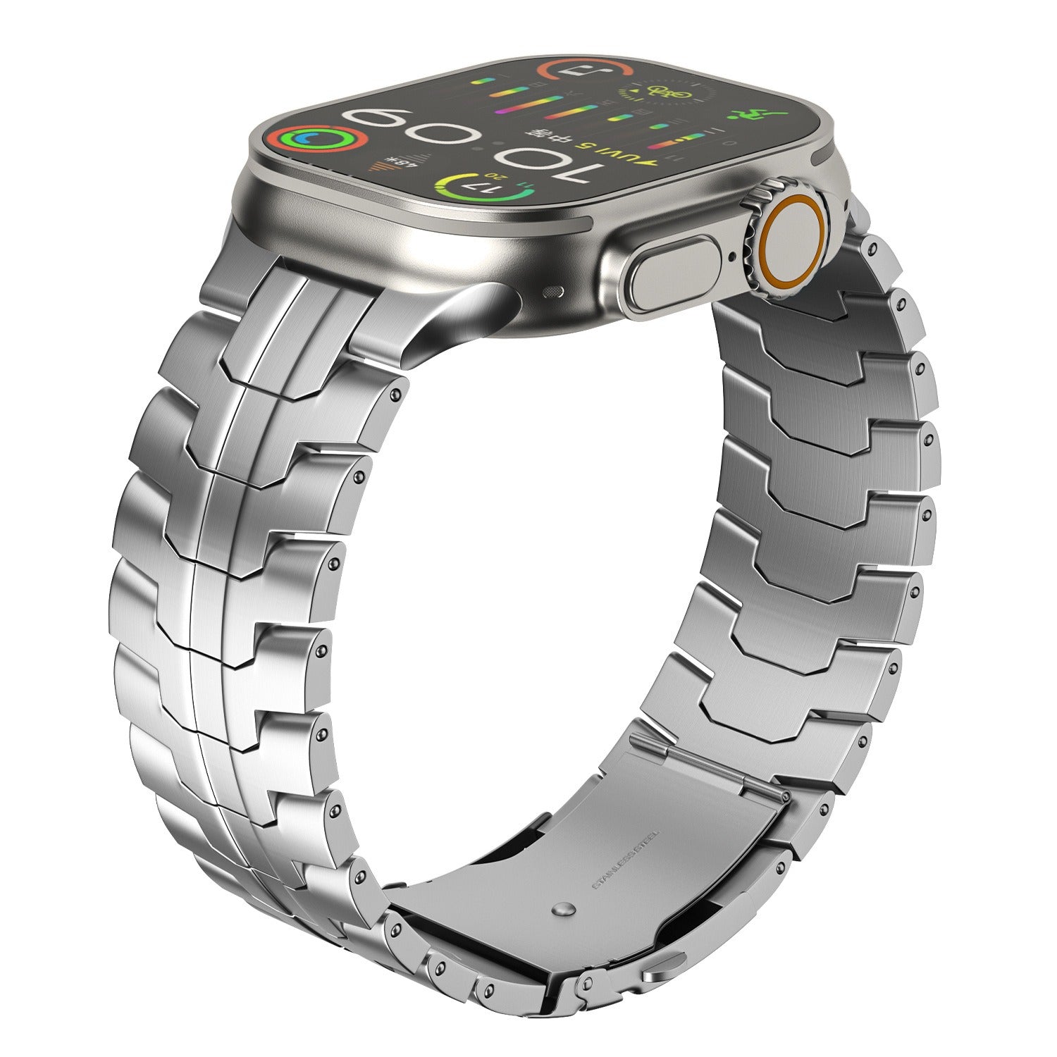 Veralis Titanium Apple Watch Band with Hypoallergenic Clasp | Lersk