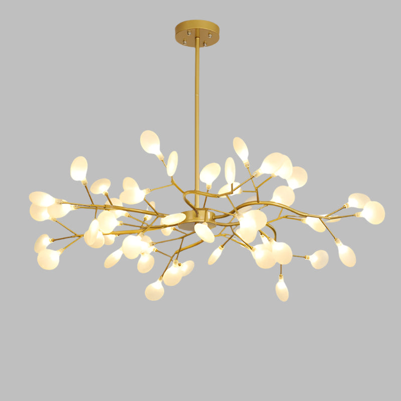 Żyrandol LED Lyra Branch do salonu i jadalni Minimalistyczna lampa sufitowa | Lersk