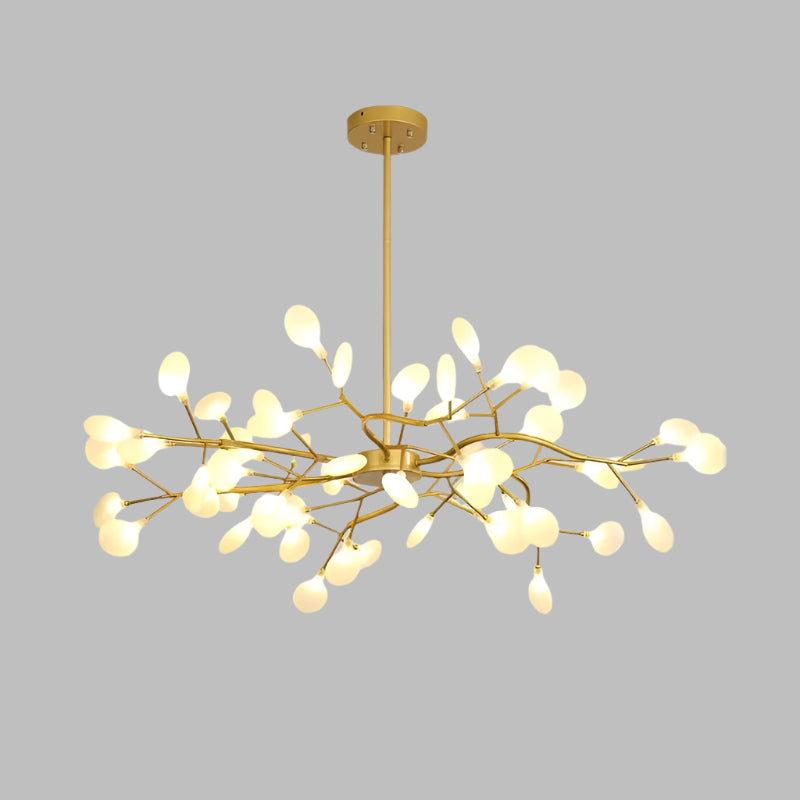 Żyrandol LED Lyra Branch do salonu i jadalni Minimalistyczna lampa sufitowa | Lersk