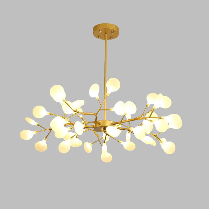Żyrandol LED Lyra Branch do salonu i jadalni Minimalistyczna lampa sufitowa | Lersk