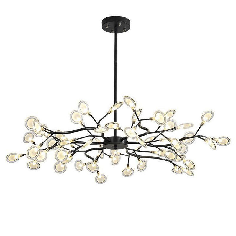 Żyrandol LED Lyra Branch do salonu i jadalni Minimalistyczna lampa sufitowa | Lersk