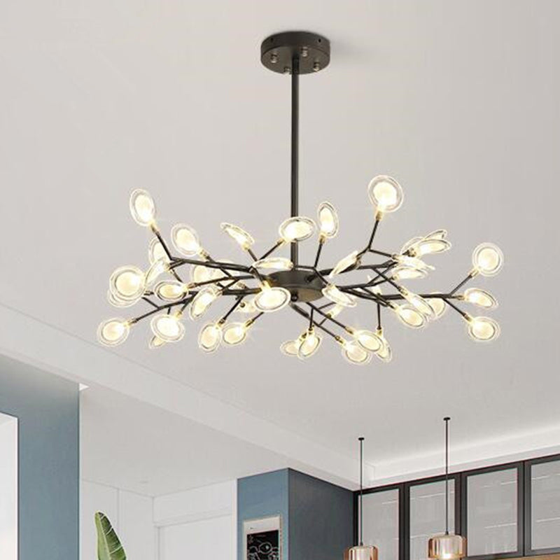 Żyrandol LED Lyra Branch do salonu i jadalni Minimalistyczna lampa sufitowa | Lersk