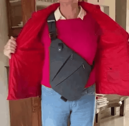 NovaGuard Shield Sling Bag For Travel And Everyday Use With Secure Compartments | Lersk