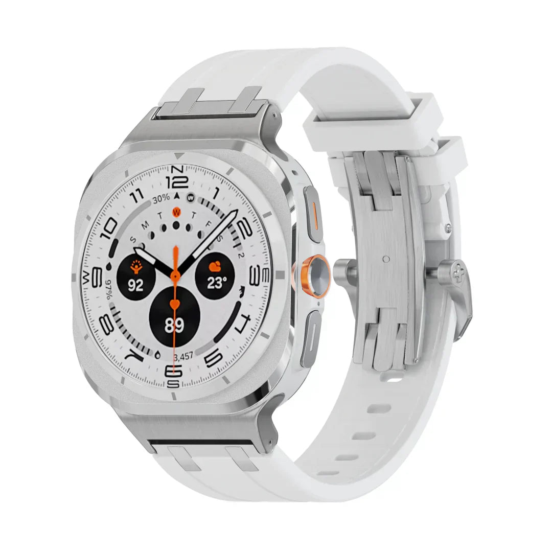 Nivora Silicone Watch Band With Butterfly Clasp For Samsung Galaxy Watch Ultra | Lersk