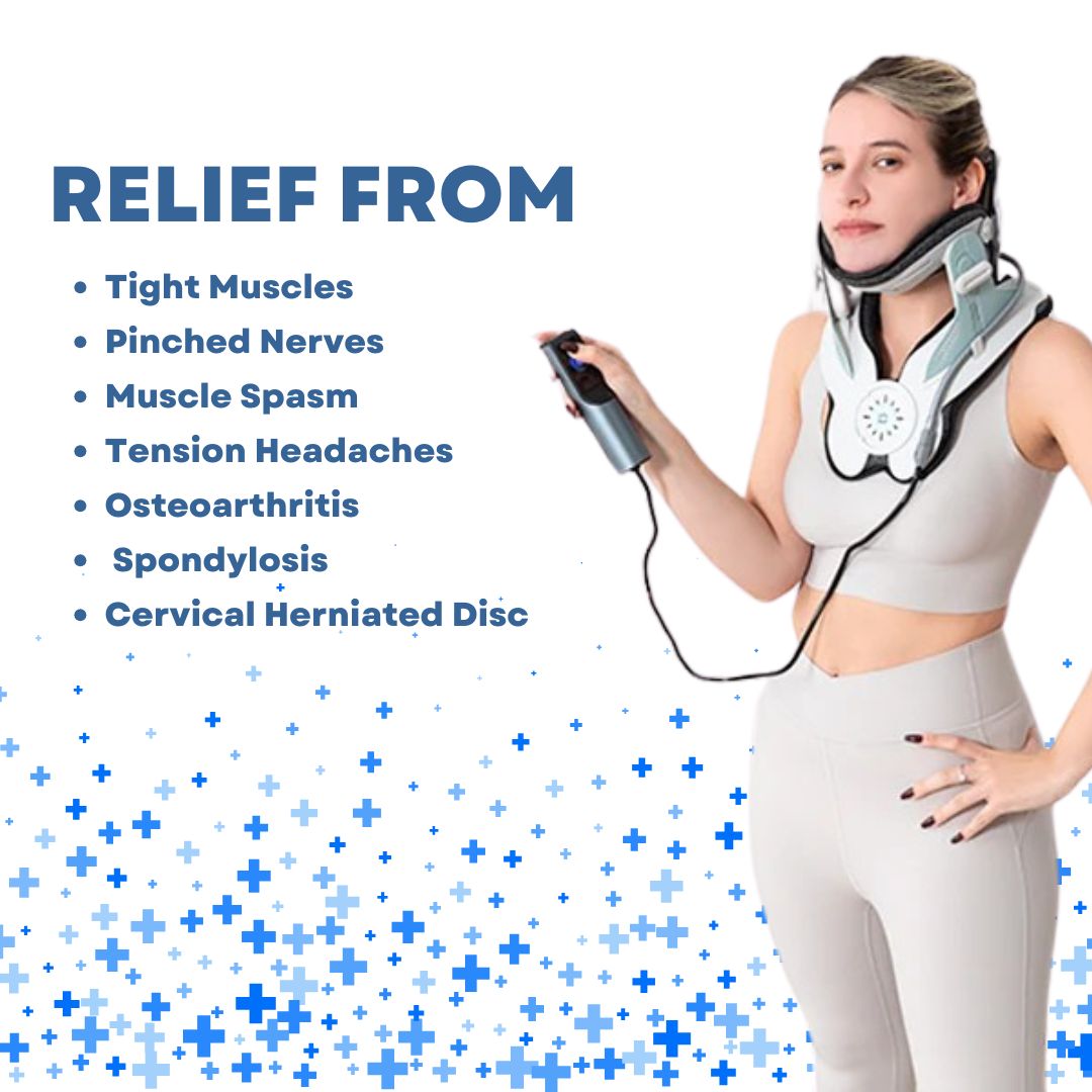 AlignEase Adjustable Neck Traction Device For Pain Relief | Lersk