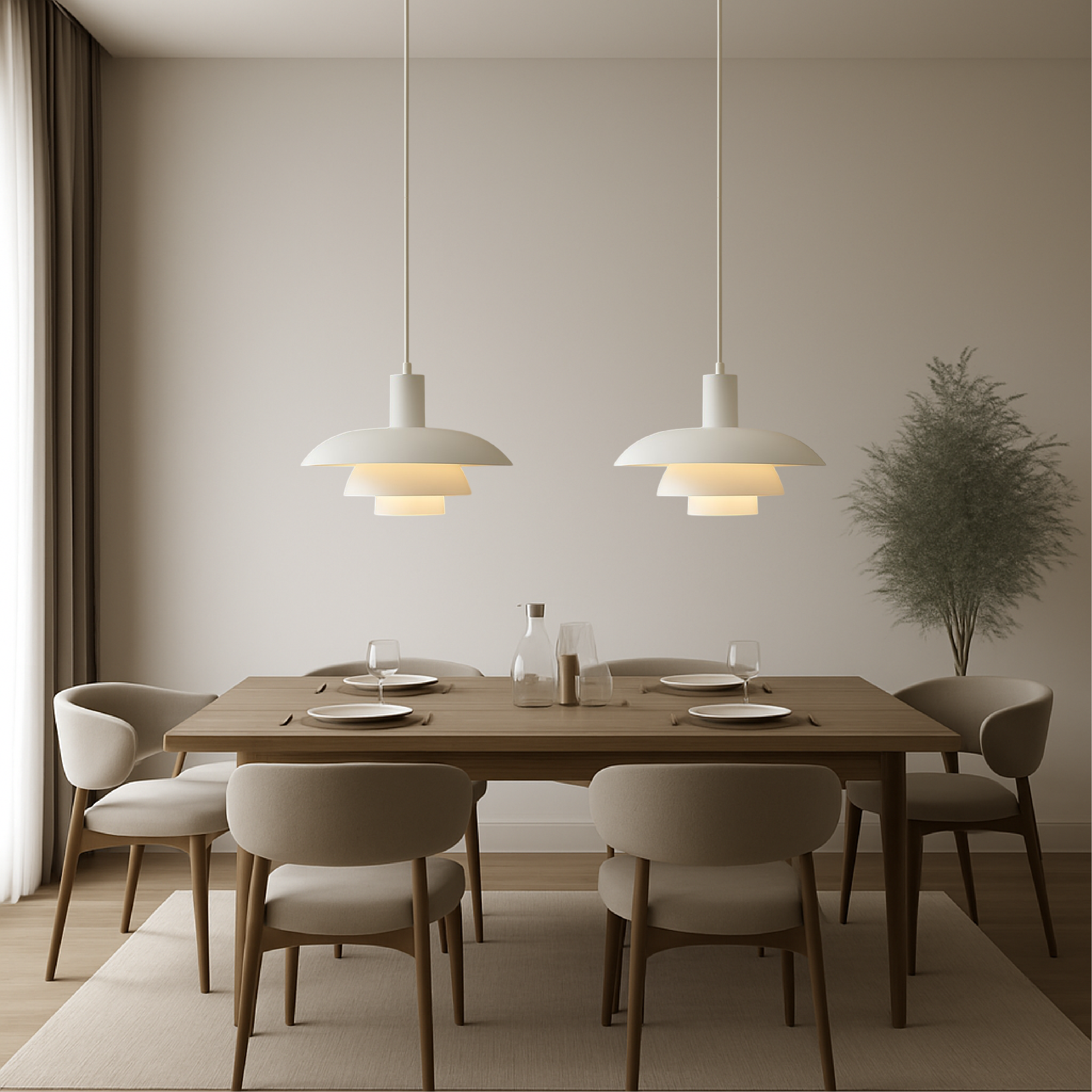 Nordela Danish LED Pendant Light Dimmable For Dining Room | Lersk