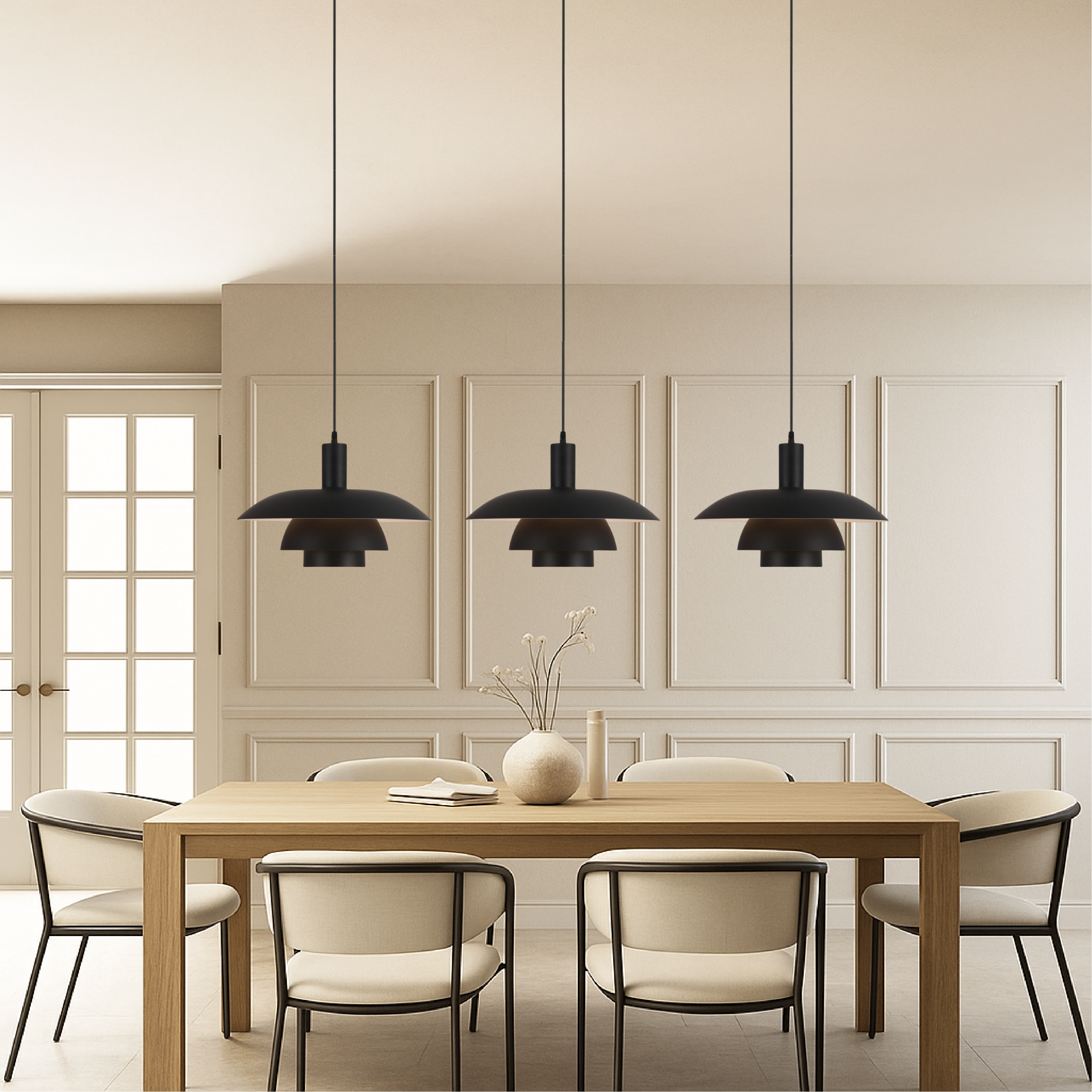 Nordela Danish LED Pendant Light Dimmable For Dining Room | Lersk
