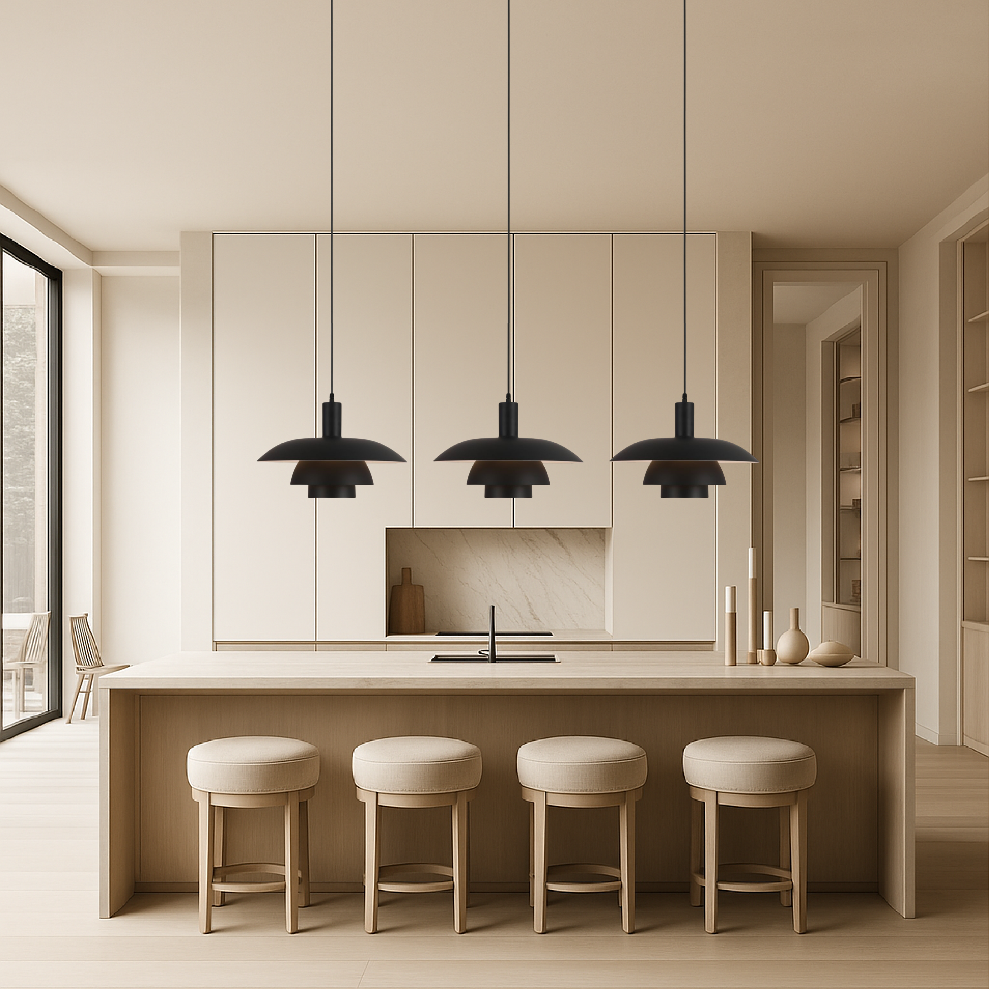 Nordela Danish LED Pendant Light Dimmable For Dining Room | Lersk