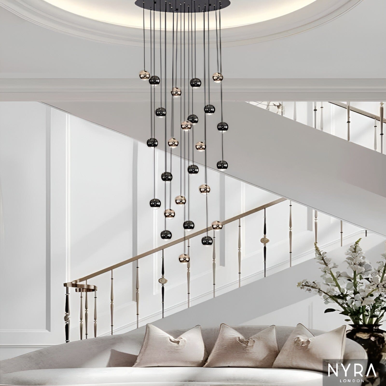 Avella Raindrop Glass Chandelier | Lersk