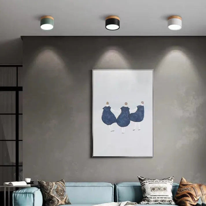 Lunara Nordic LED stropní svítidlo pro chodby a obývací pokoj | Lersk