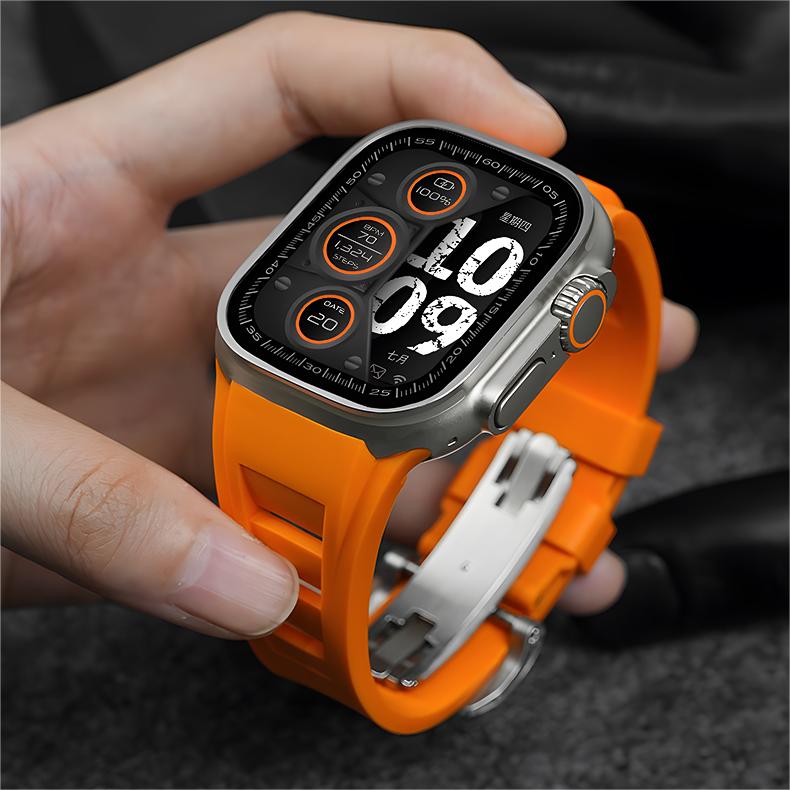 Řemínek Zephra Sport FKM pro Apple Watch | Lersk