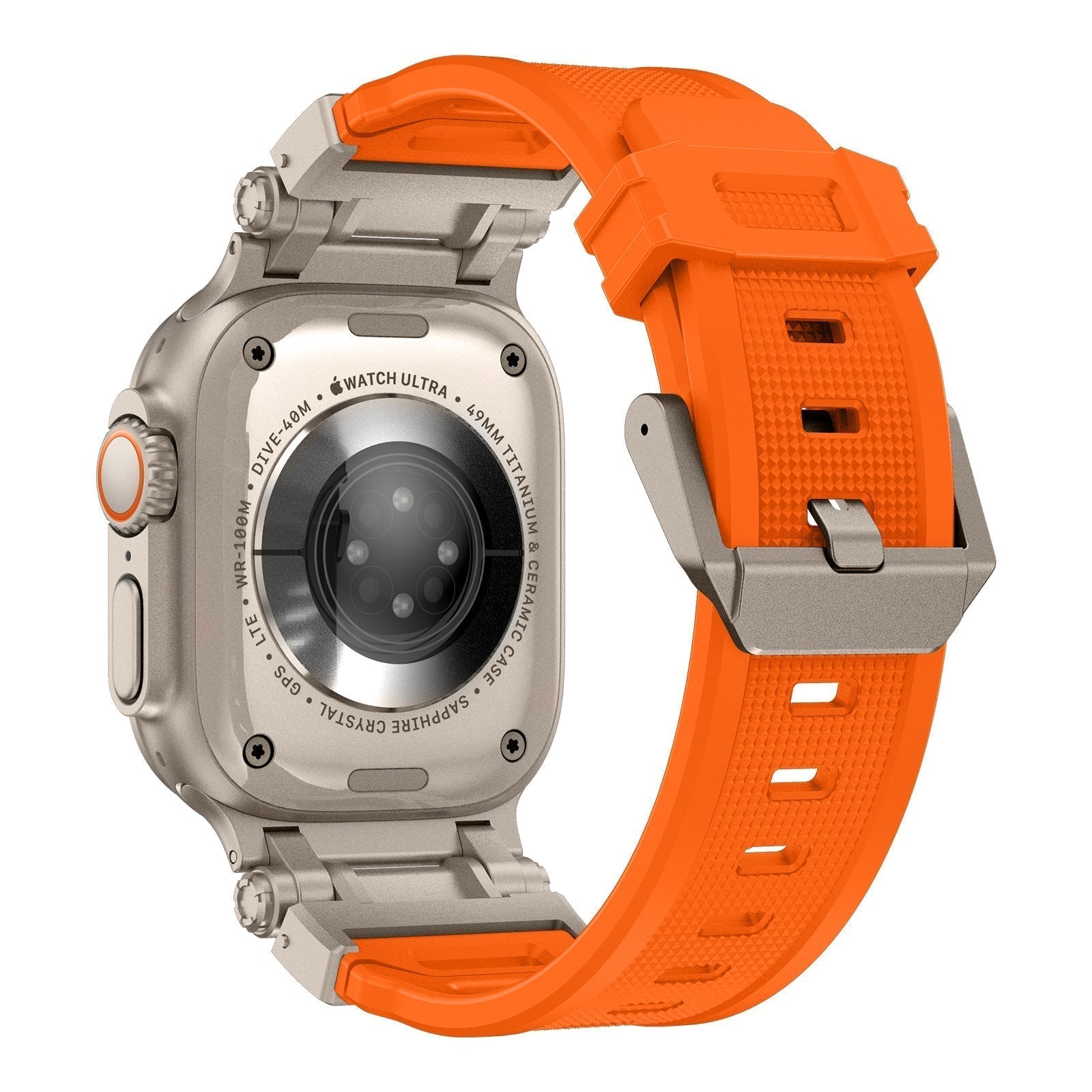 Trailborn | Tactical Fluoro Rubber Band for Apple Watch | Lersk