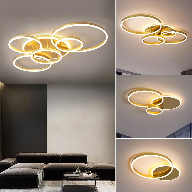 Krogvold Floating Ring Ceiling Lamp With Soft LED Light For Modern Homes | Lersk