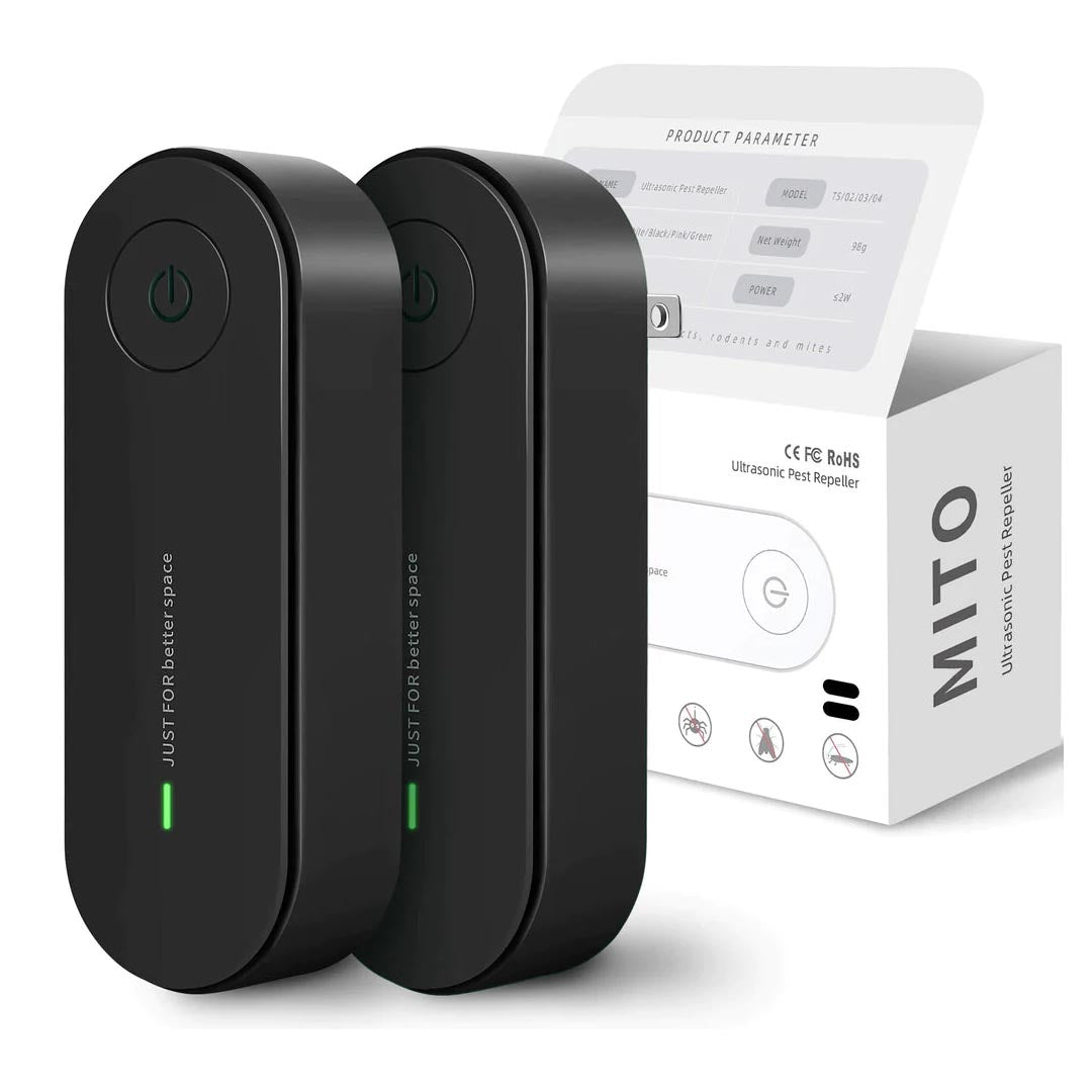 Twin Pack Ultrasonic Plug-In Mosquito Repellent Devices | Lersk