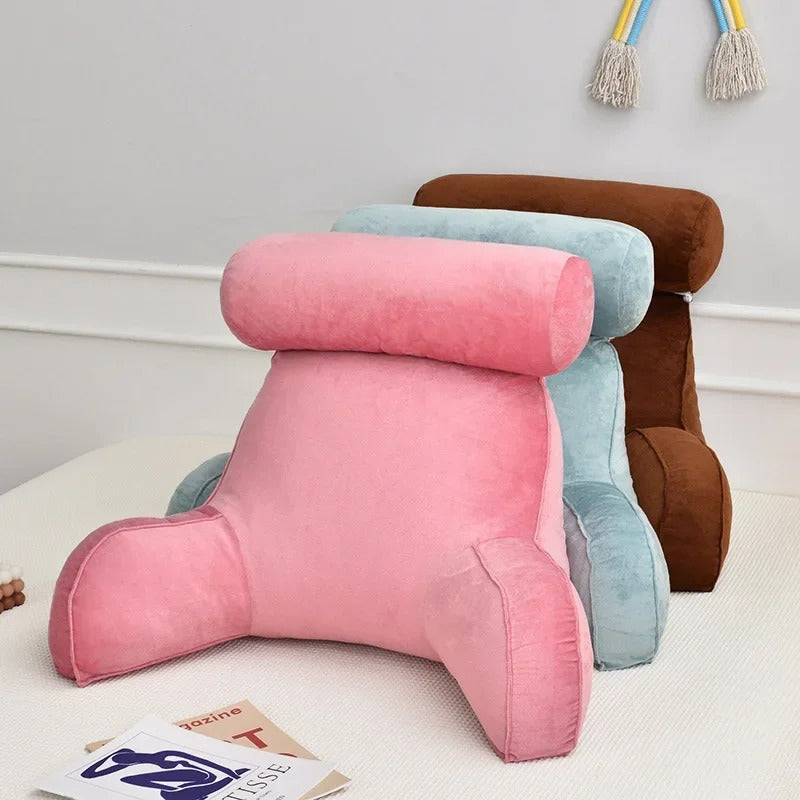 Almofada de Encosto com Braços e Apoio de Cabeça para Leitores Suporte Ergonómico | Lersk