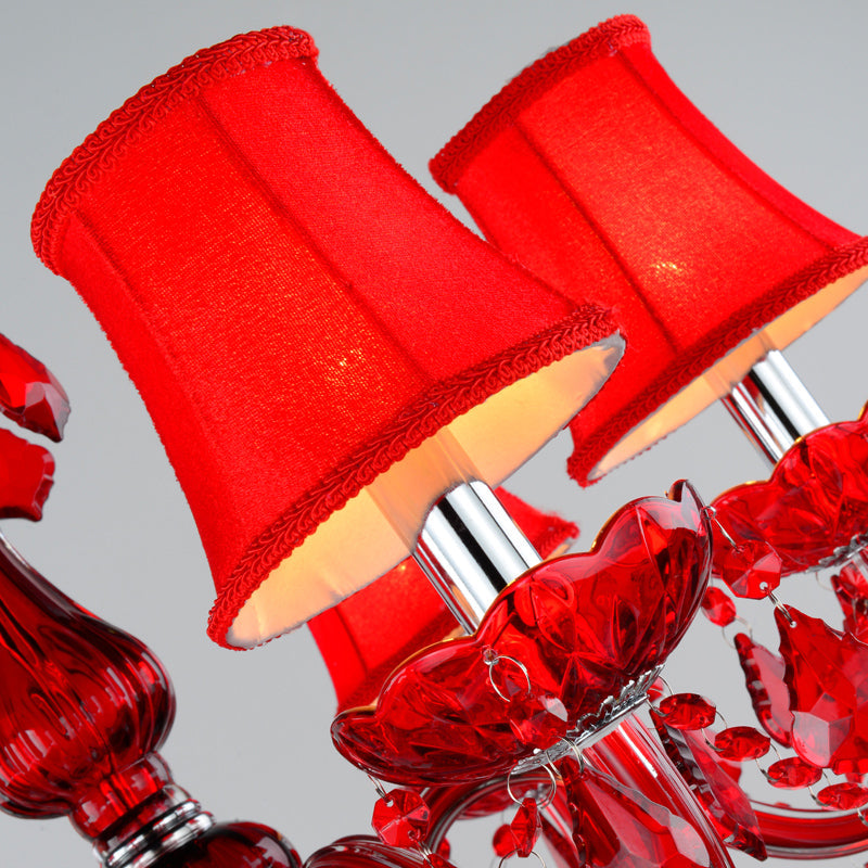 Luminra Crimson Crystal lustr pro moderní obývací pokoje | Lersk