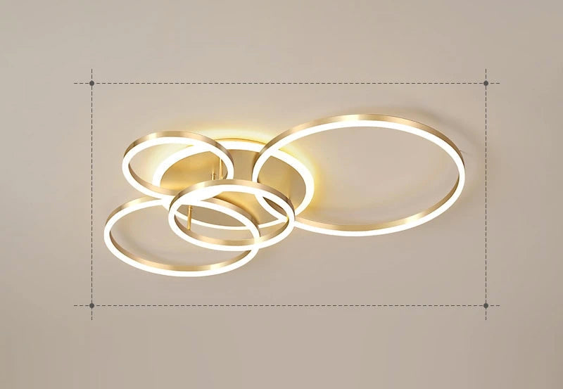 Krogvold Floating Ring Ceiling Lamp With Soft LED Light For Modern Homes | Lersk