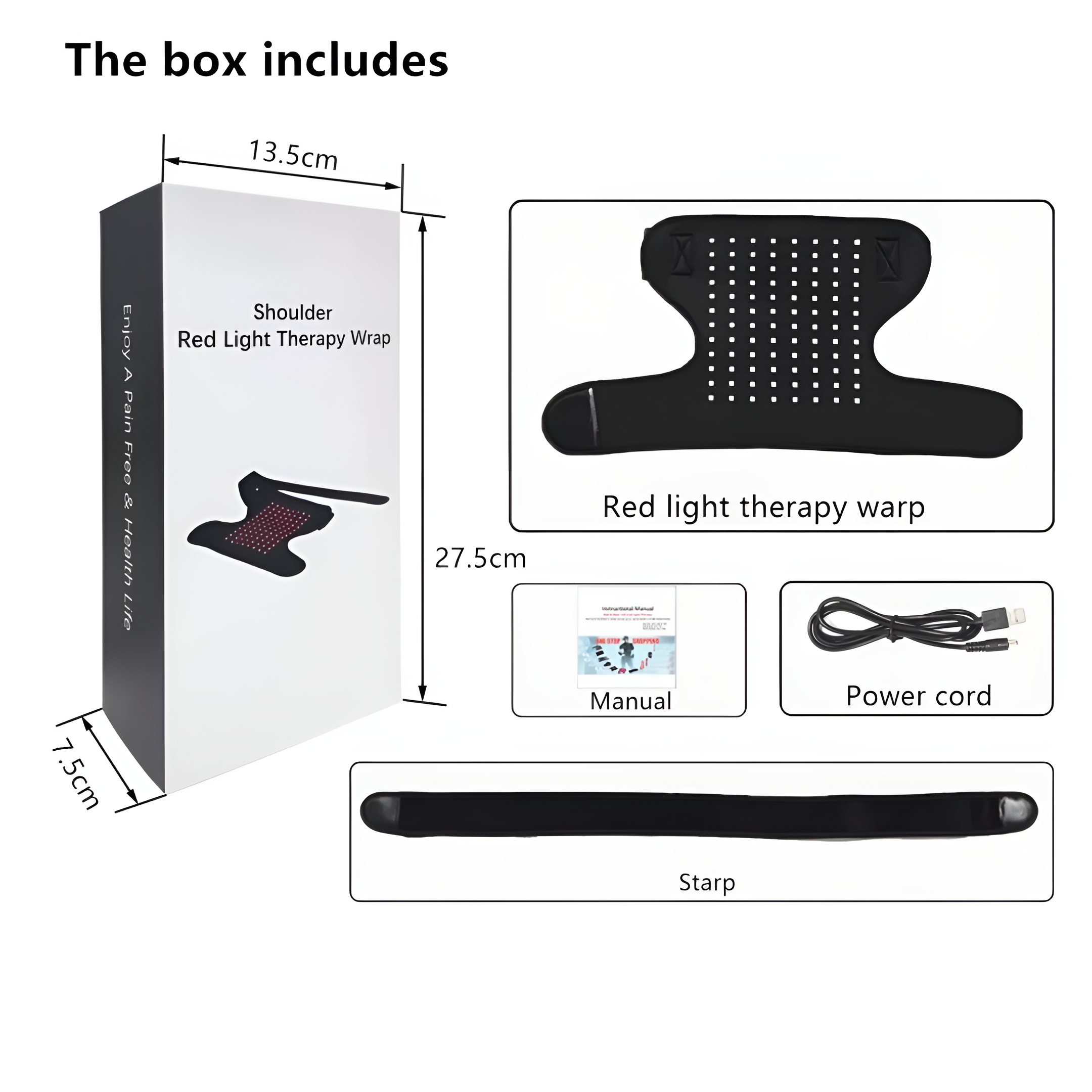 Zenora Shoulder Wrap Infrared Light Therapy For Pain Relief And Recovery | Lersk