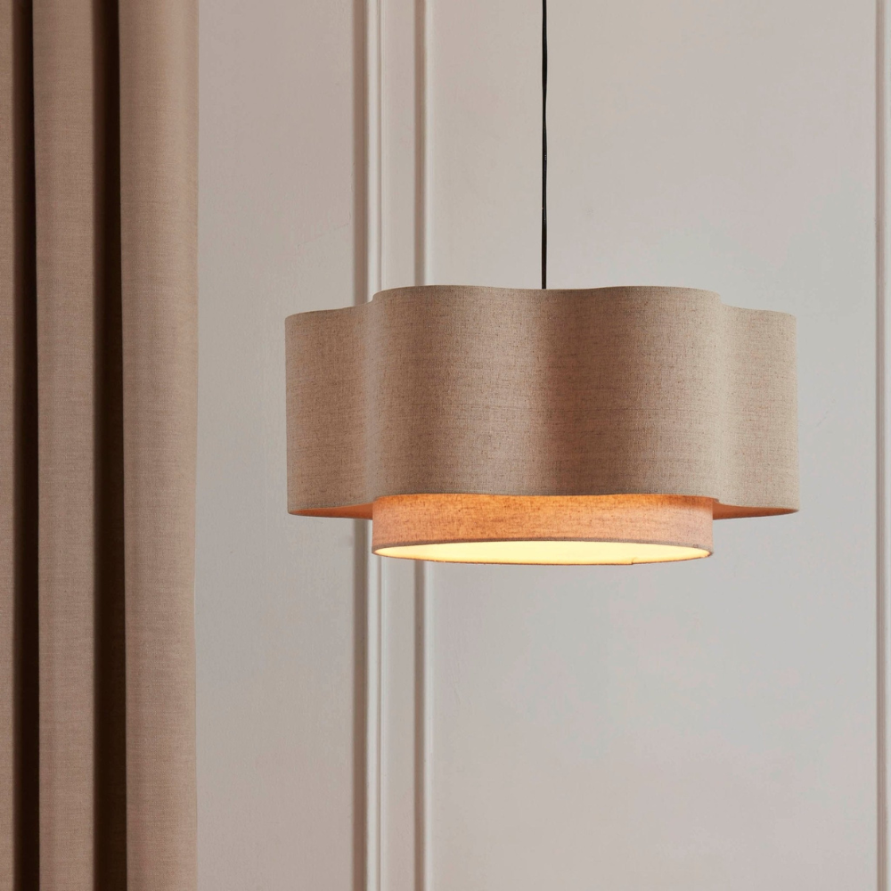 AstraNova Dual-Tier Flush Mount Ceiling Light With Soft Ambient Glow | Lersk