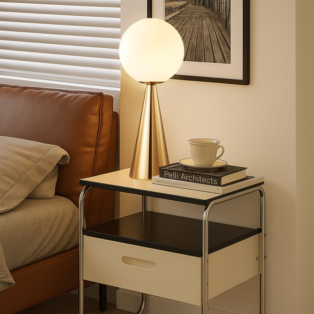 LumaGlow Tischlampe mit modernem, hellem, energieeffizientem LED-Licht | Lersk