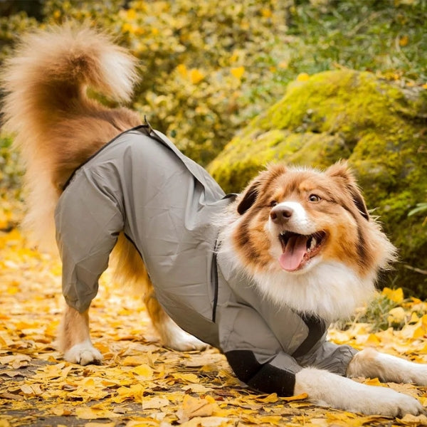 Impermeabile Riflettente BarkDry per Cani con Gambe UK | Lersk