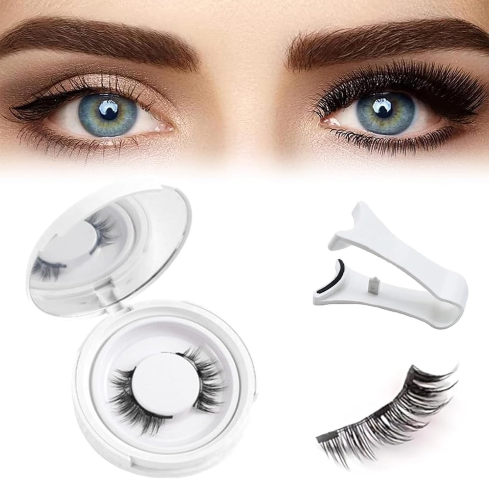 Reusable Magnetic Eyelash And Tweezers Set No Glue Required | Lersk